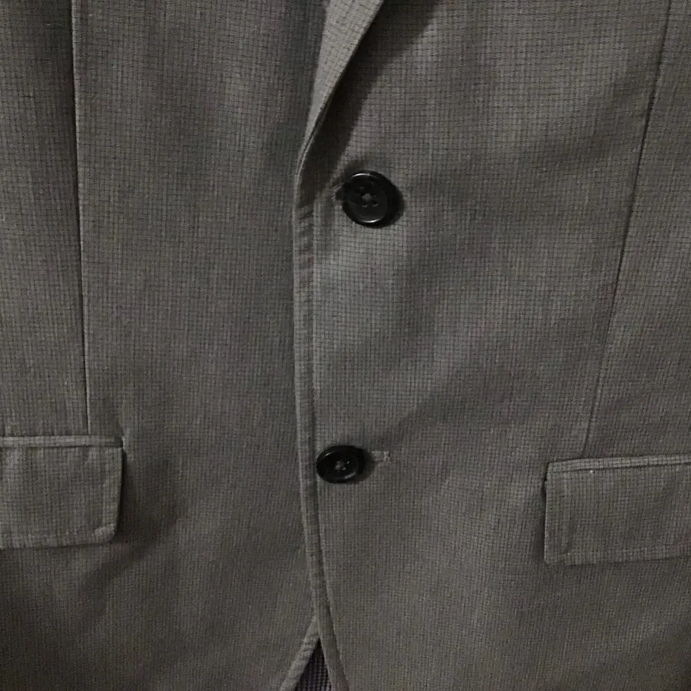 Banana Republic 40R Gray Blue Tailored Fit 2-Button Sports Coat